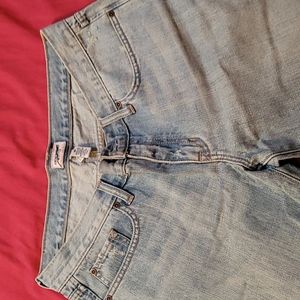 2 pairs- Jeans - lt blue  wide leg - gently used size 10.